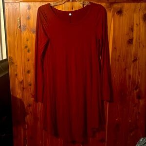 Maroon dress